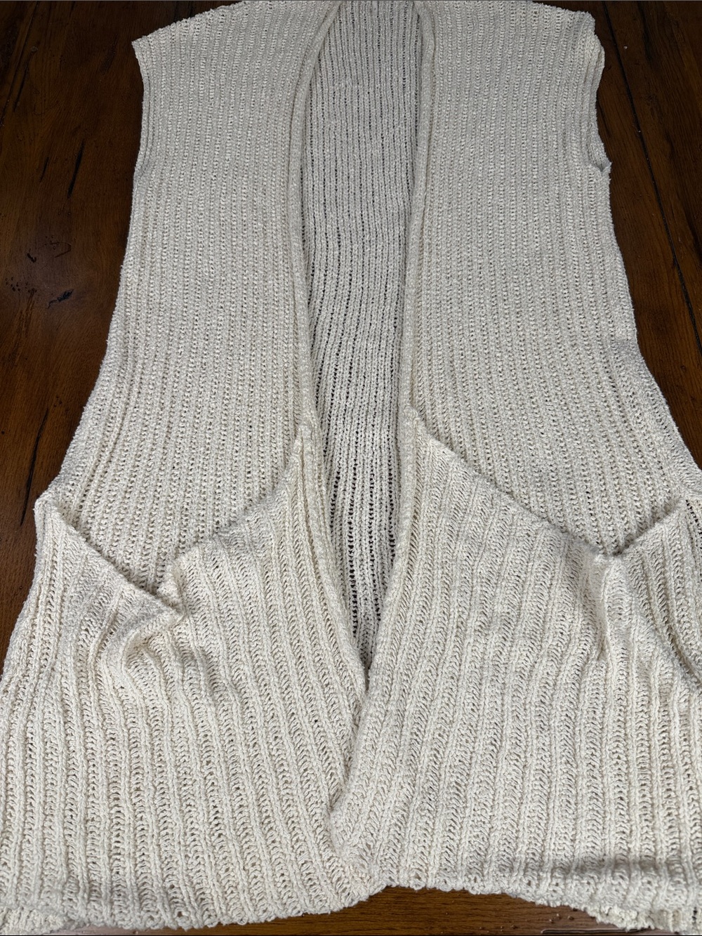 Free People VTG Knit Cardigan Boho Beach Cottagecore Coastal**free gift included - Picture 10 of 16